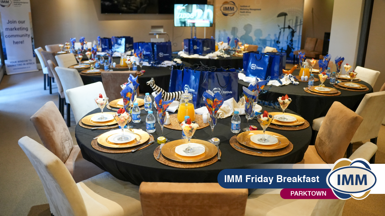 IMM Friday Breakfast - Parktown July 2024